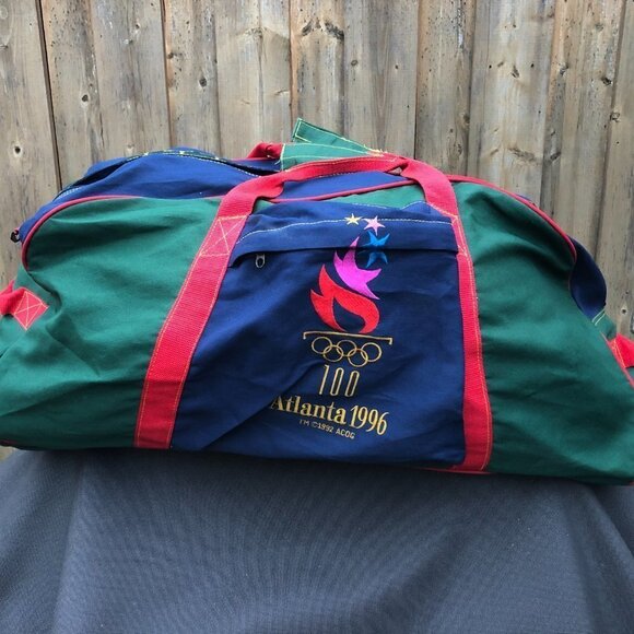 Vintage 1992 Atlanta 1996 Oylmpics Duffle Bag - Picture 4 of 13